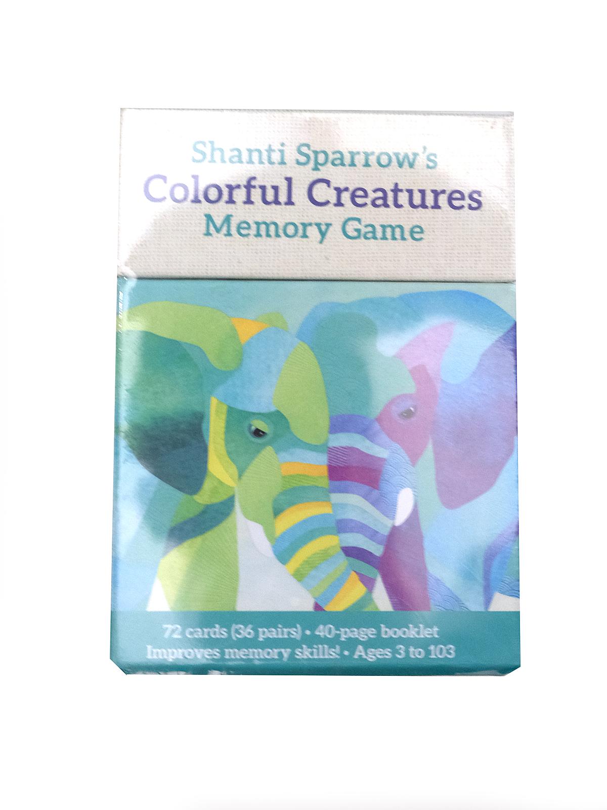Memory Games Colorful Creatures 72 Cards