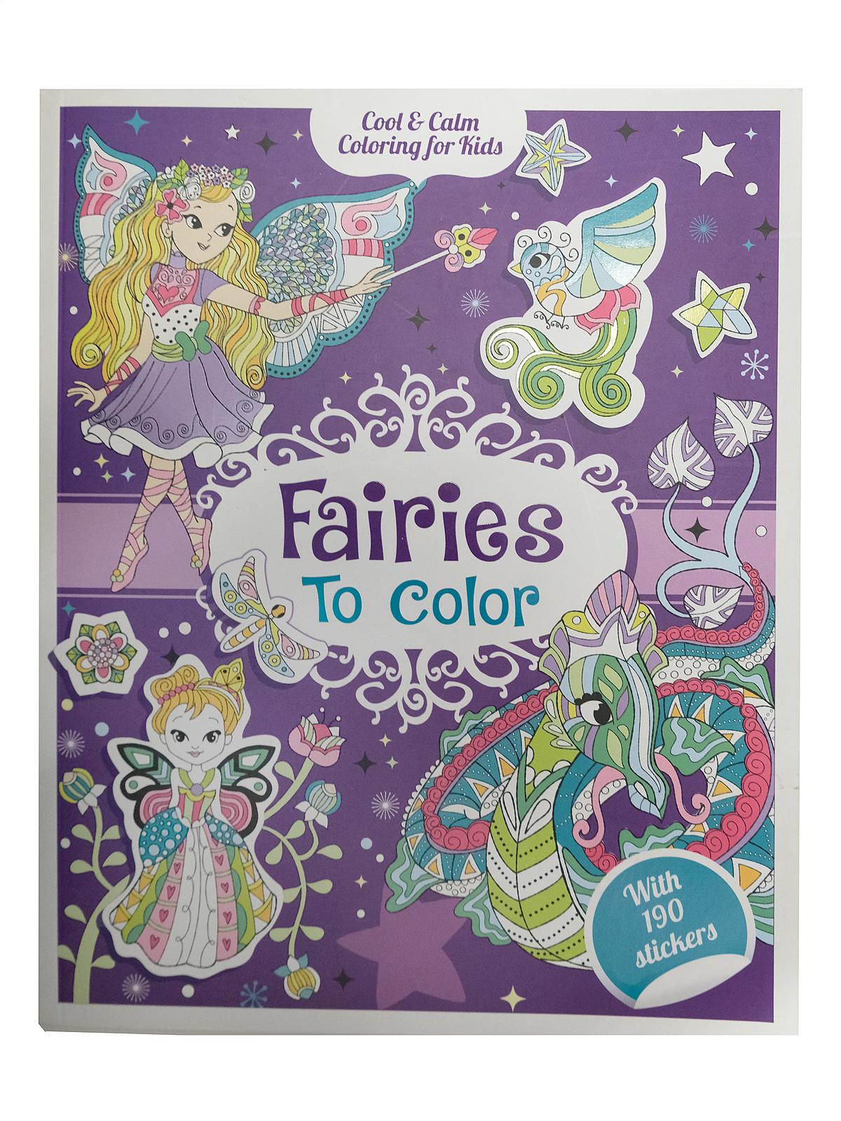 Cool & Calm Coloring For Kids Fairies