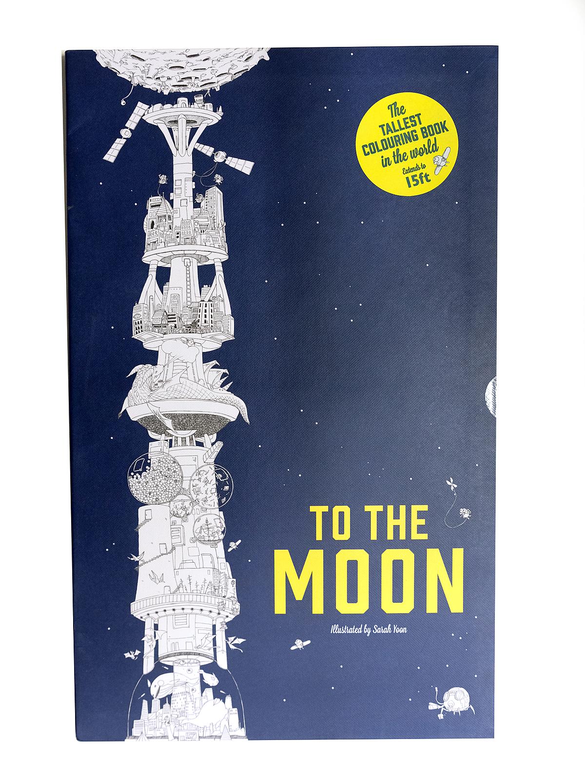 To The Moon: The Tallest Coloring Book In The World Each
