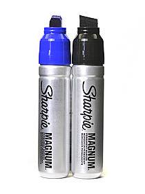 Magnum Permanent Markers blue