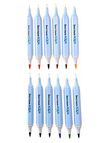 Aqua Artist Markers floral pack of 12