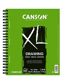 XL Drawing Pad 9 in. x 12 in. 60 sheets side wire