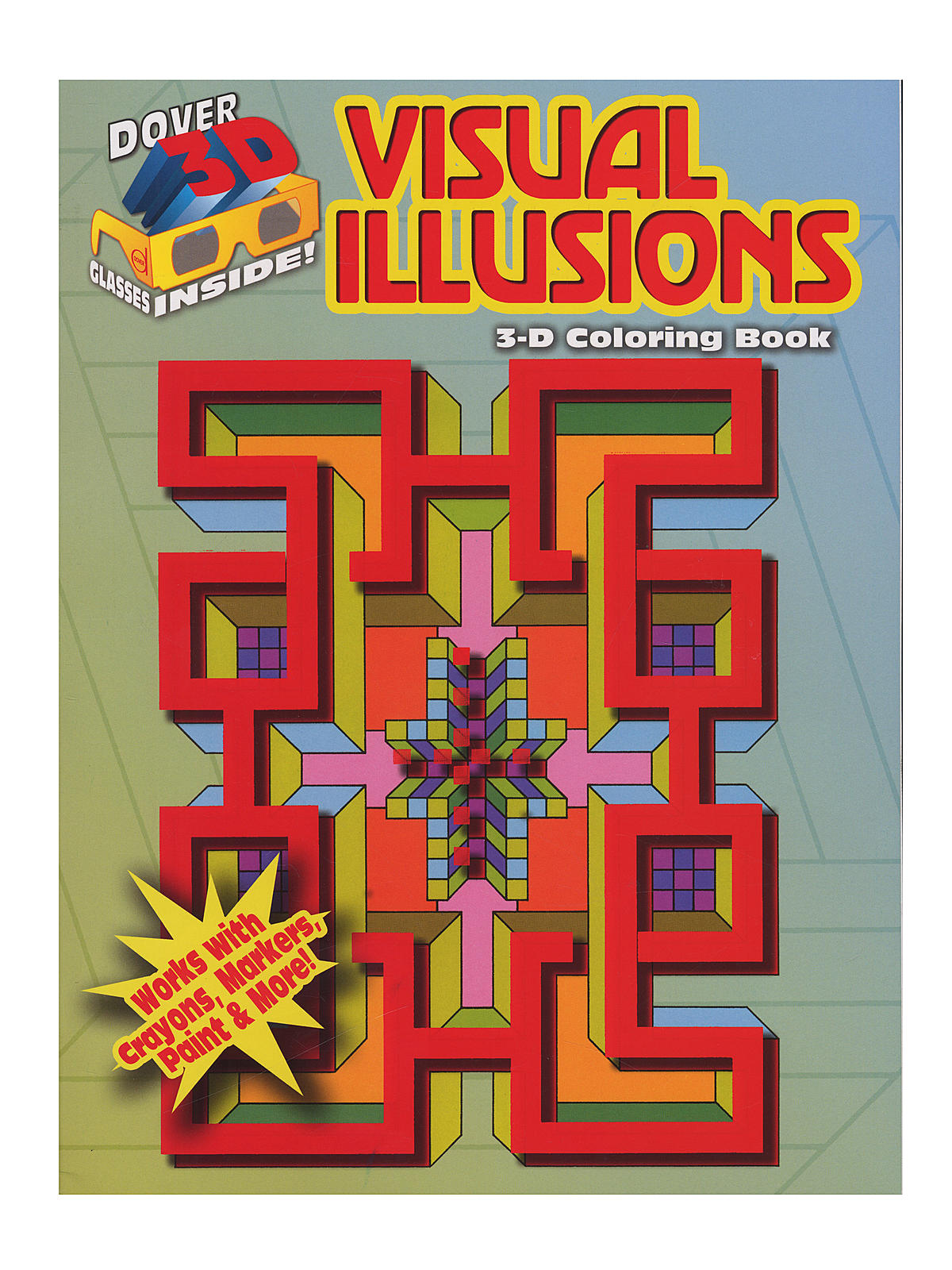 3-d Coloring Book Visual Illusions