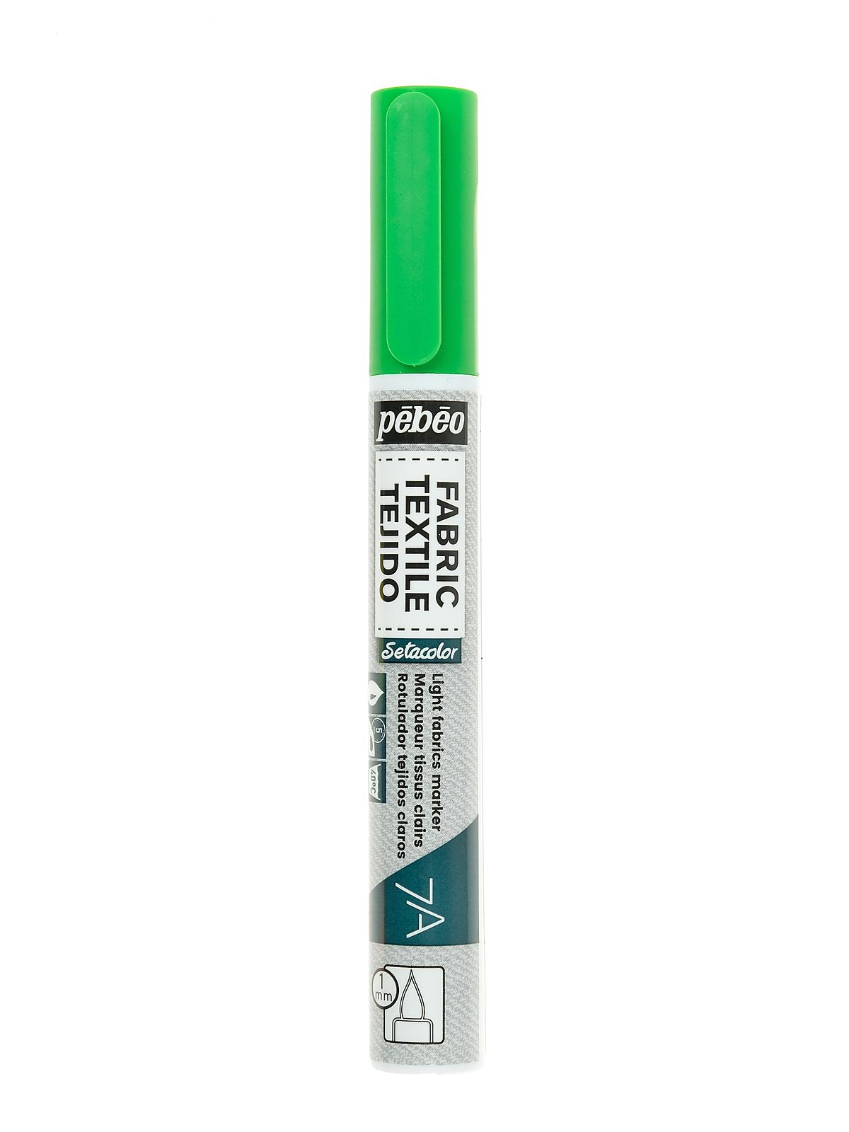 7A Fabric Markers 1 Mm Light Green