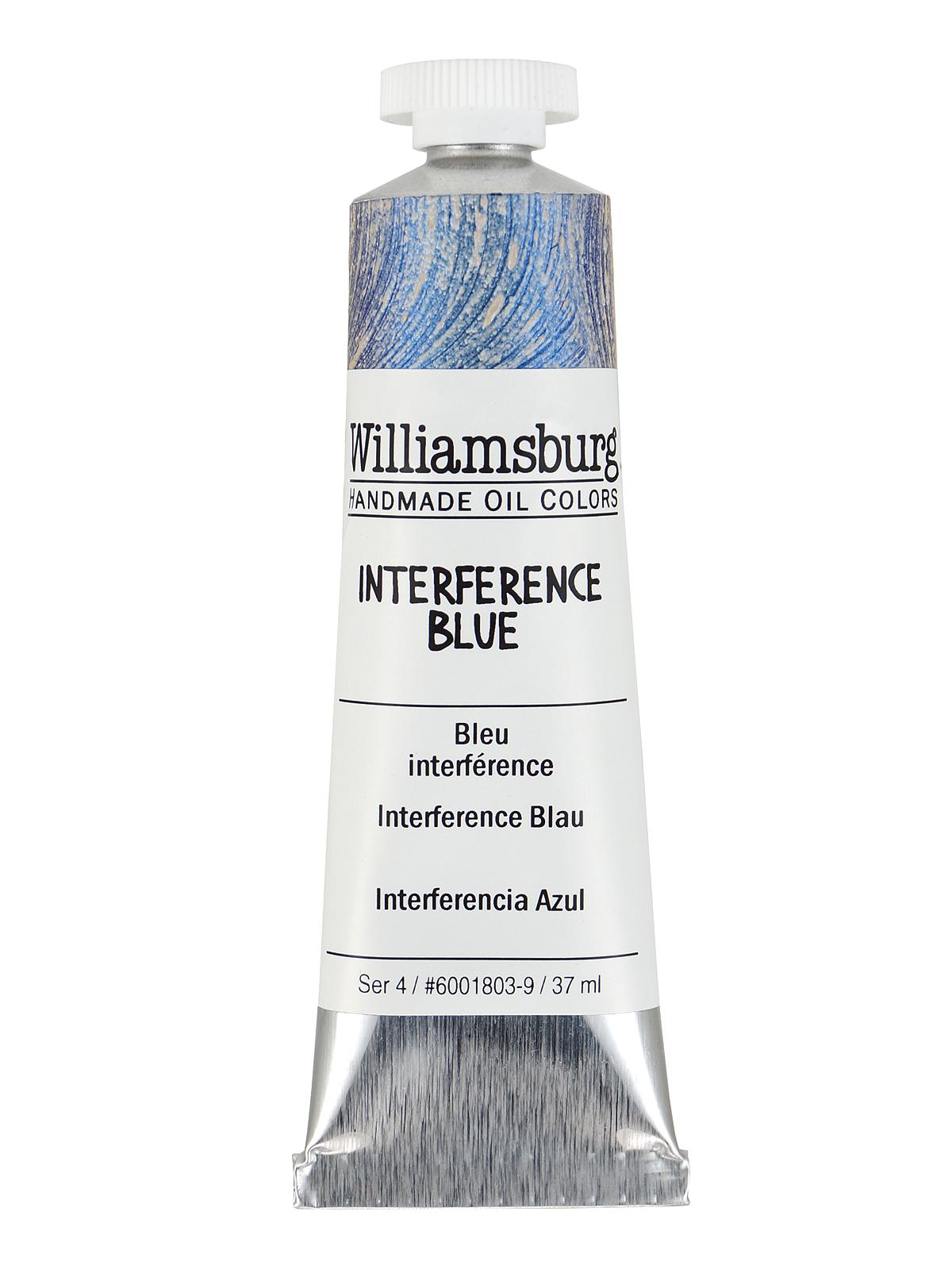Handmade Oil Colors Interference Blue 37 Ml