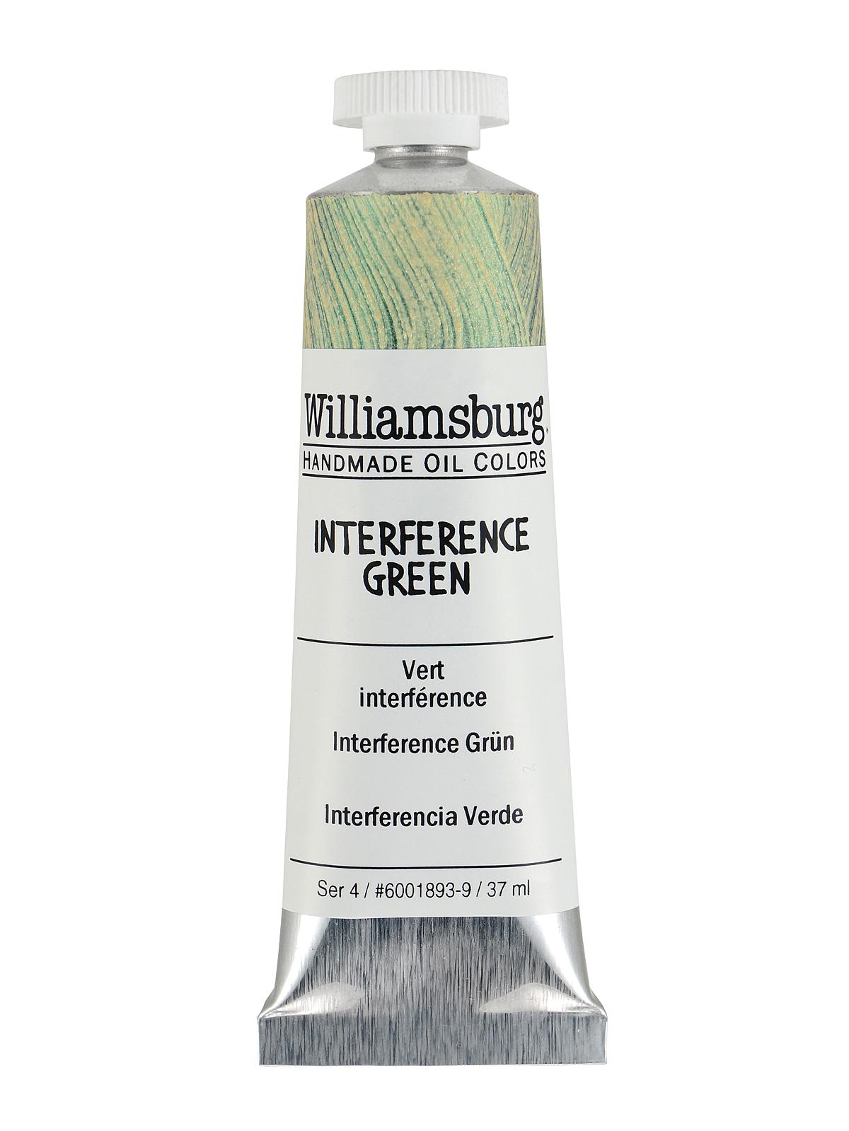 Handmade Oil Colors Interference Green 37 Ml