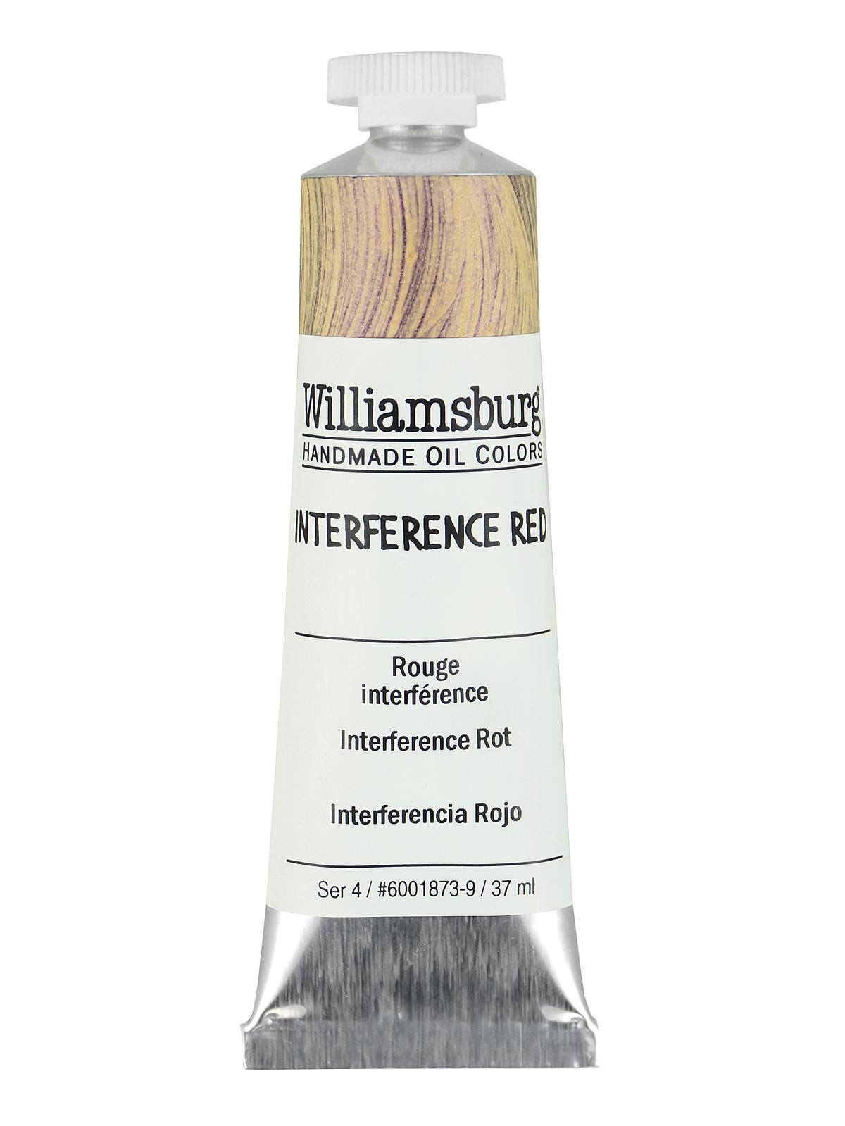 Handmade Oil Colors Interference Red 37 Ml