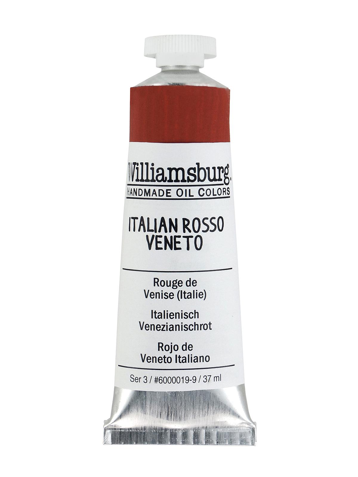 Handmade Oil Colors Italian Rosso Veneto 37 Ml