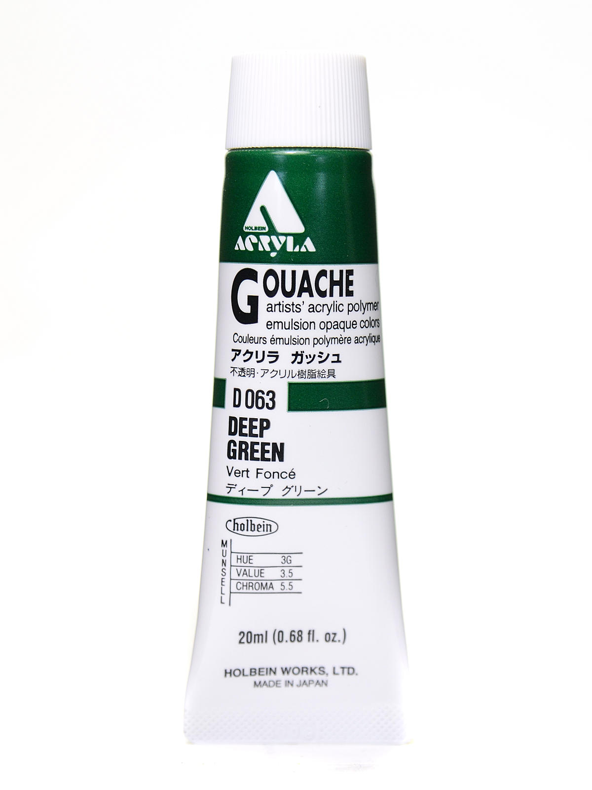 Acryla Gouache 20 Ml Deep Green