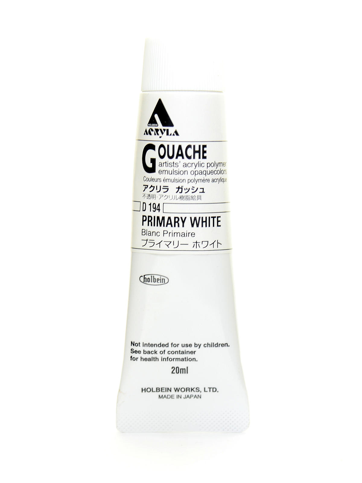 Acryla Gouache 20 Ml Primary White