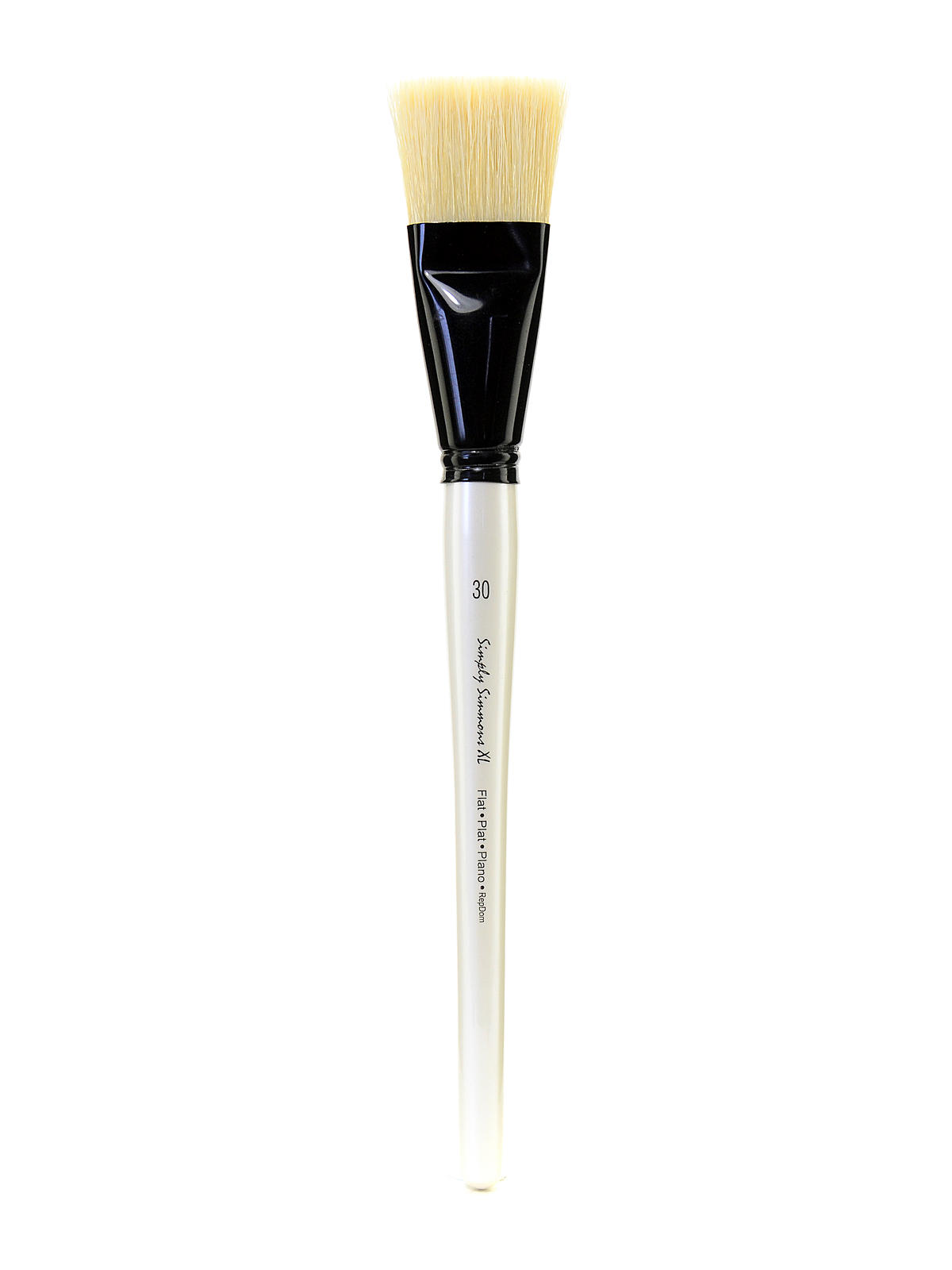 Simply Simmons Xl Brushes Natural Bristle Flat 30