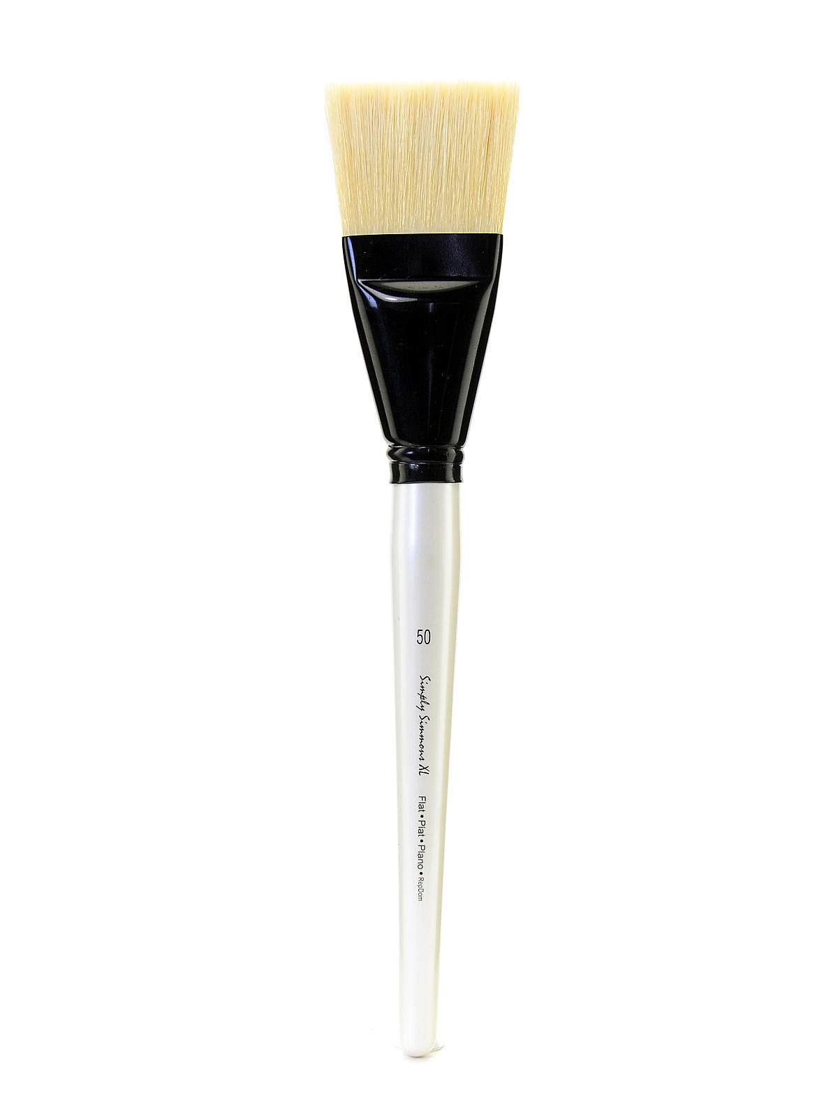 Simply Simmons Xl Brushes Natural Bristle Flat 50
