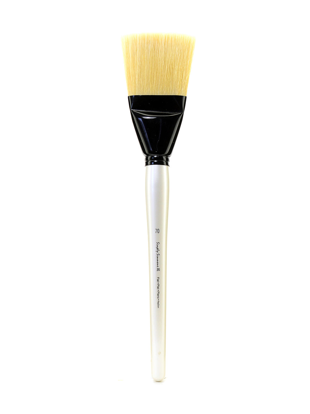 Simply Simmons Xl Brushes Natural Bristle Flat 70