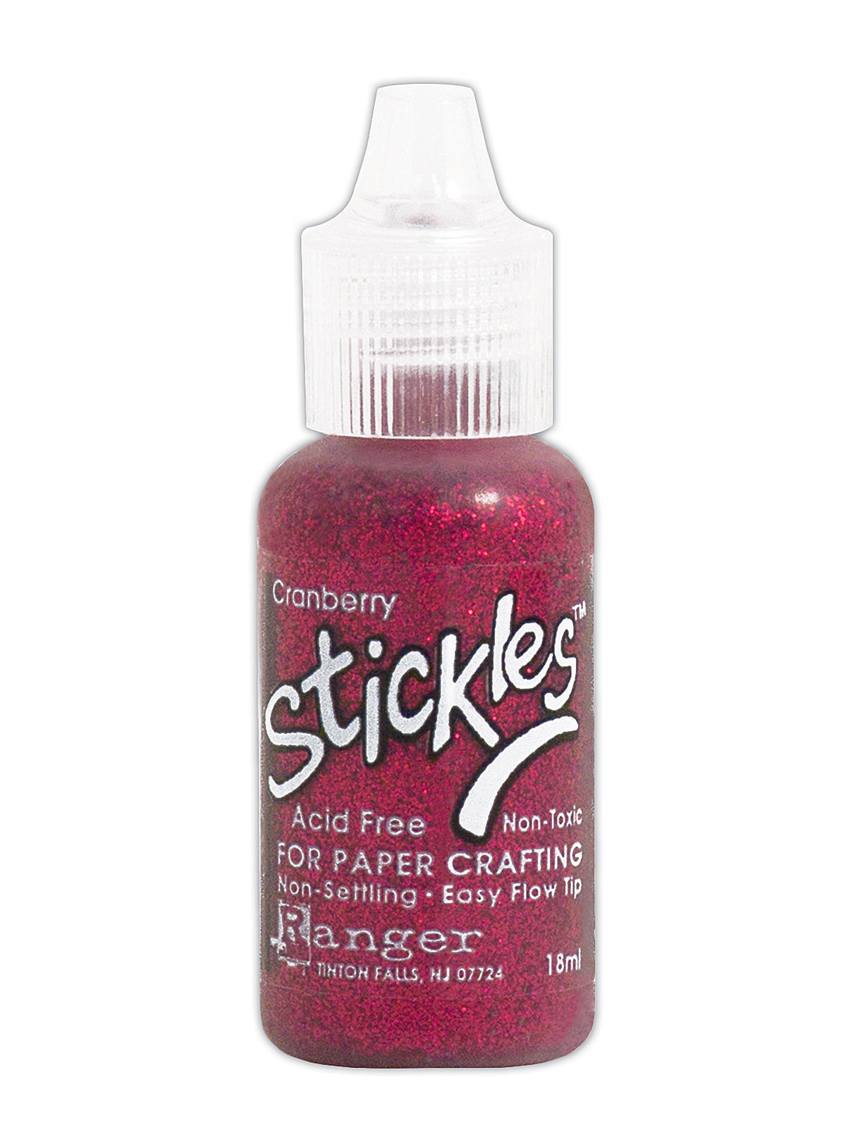 Stickles Glitter Glue Cranberry 0.5 Oz. Bottle