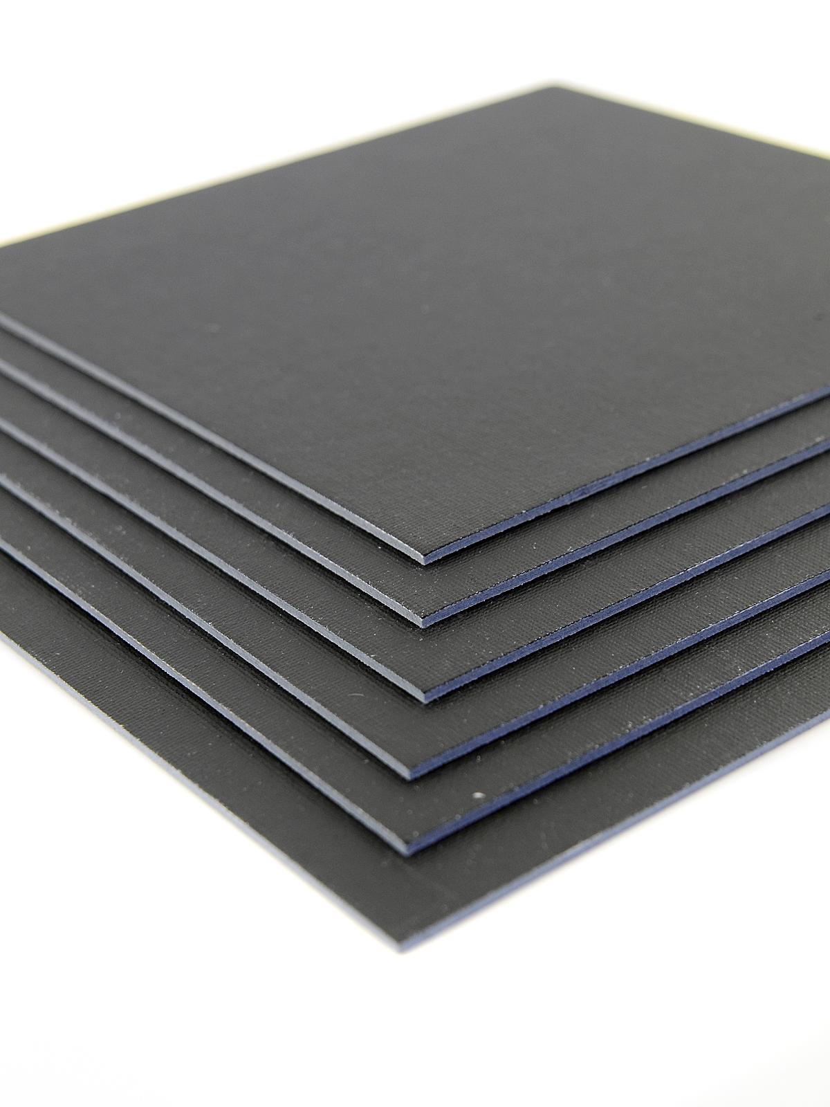Value Series Cut Edge Canvas Panels Black 11 In. X 14 In. Pack Of 6
