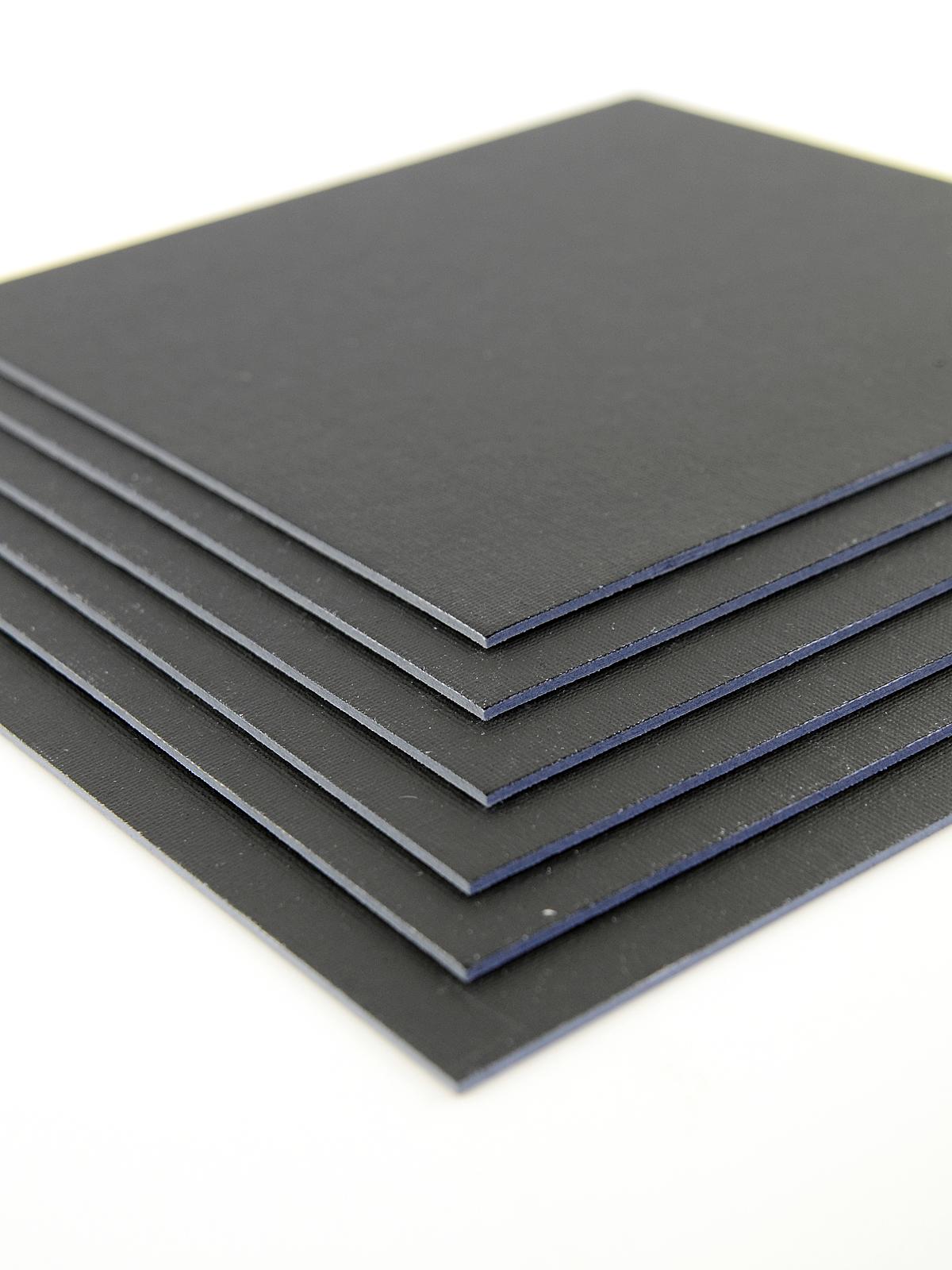 Value Series Cut Edge Canvas Panels Black 12 In. X 16 In. Pack Of 6