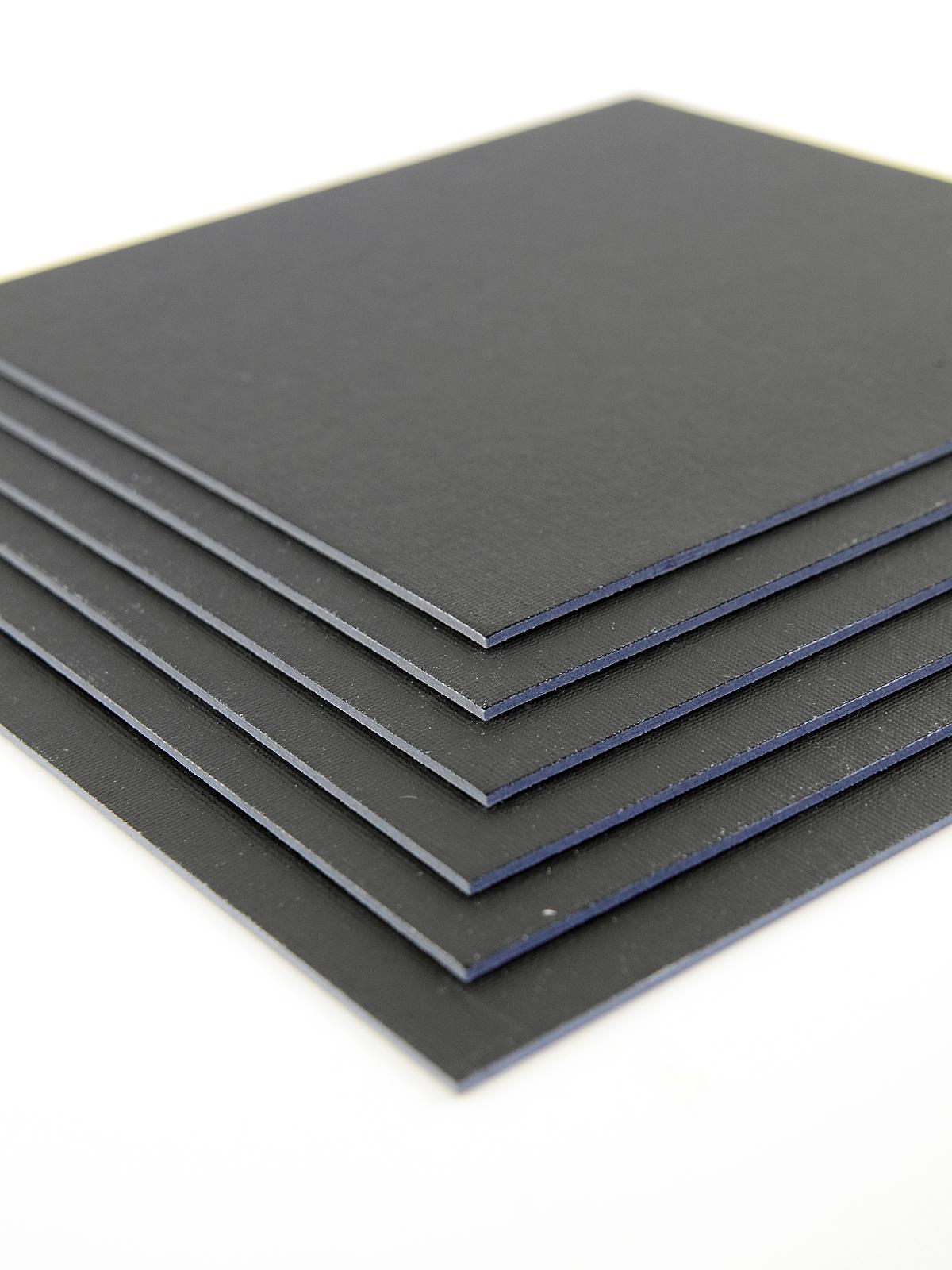 Value Series Cut Edge Canvas Panels Black 12 In. X 12 In. Pack Of 6