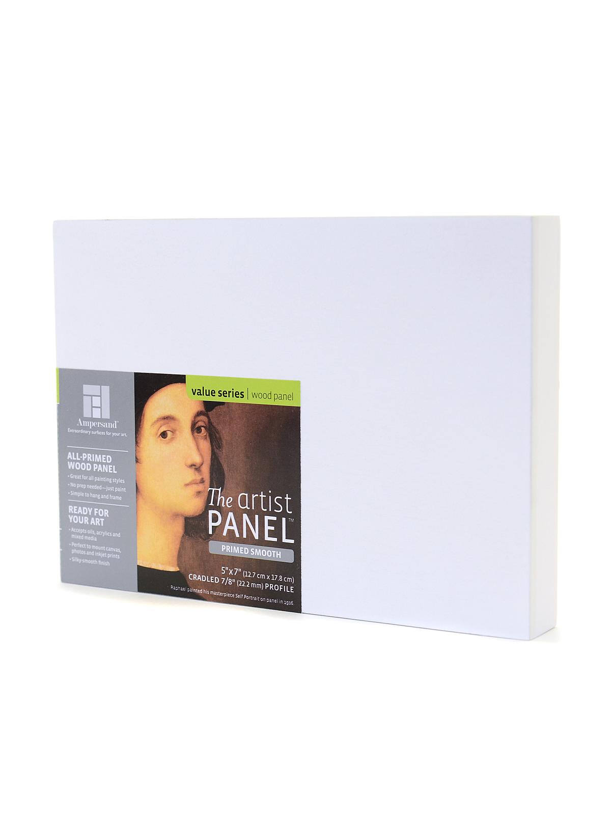 The Artist Panel Primed Smooth Cradled Profile 7 8 In. 5 In. X 7 In.