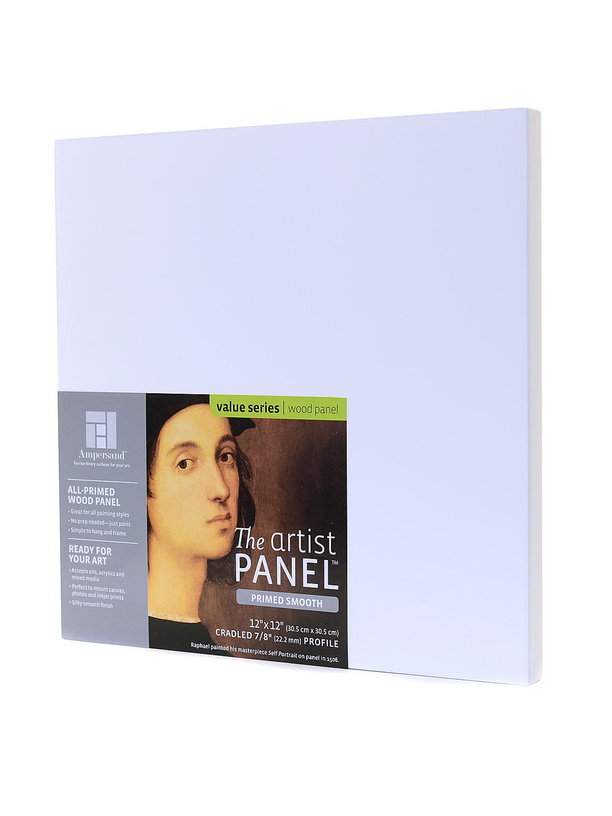 The Artist Panel Primed Smooth Cradled Profile 7 8 In. 16 In. X 16 In.