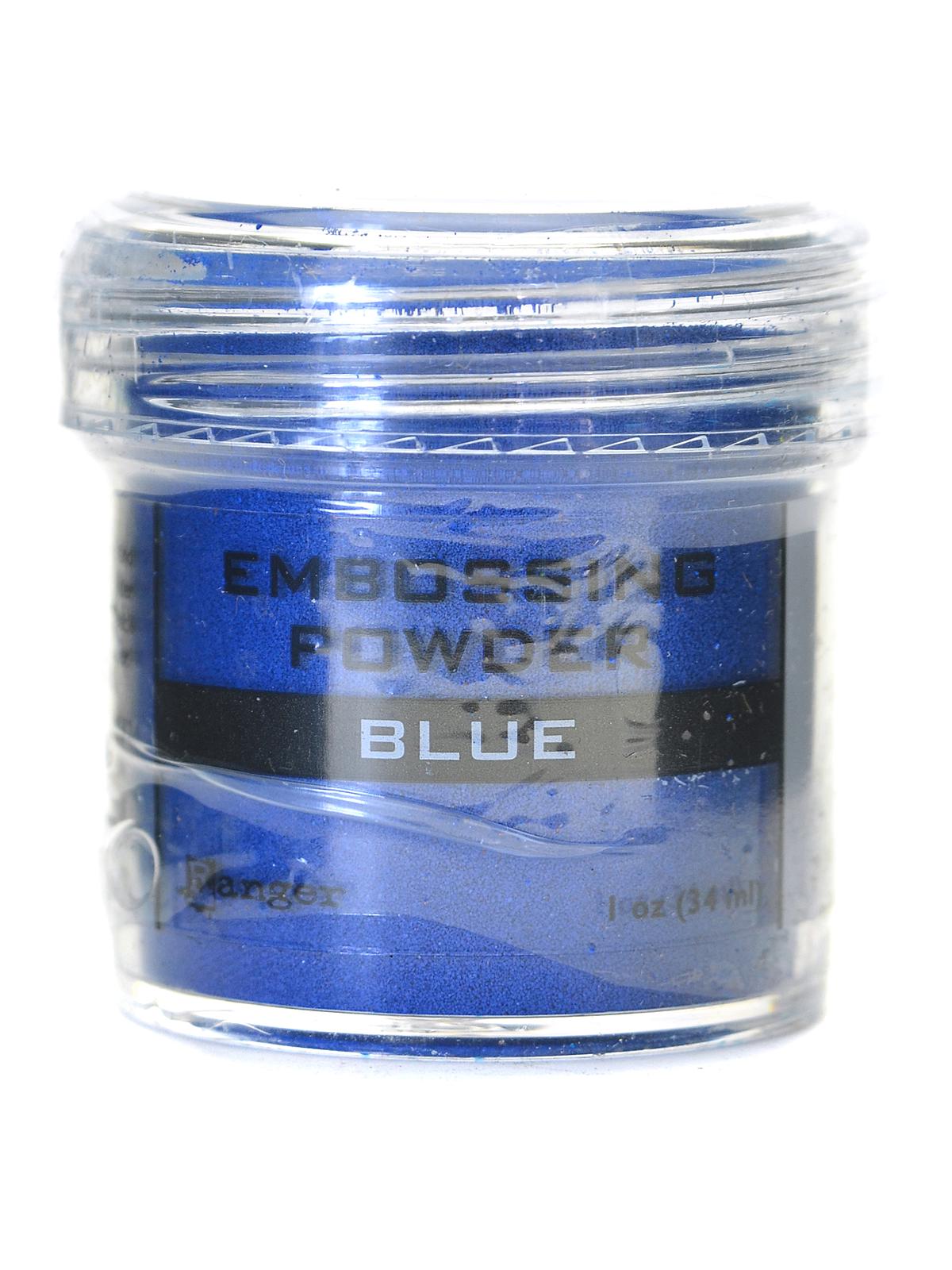 Embossing Powder Blue 1 Oz. Jar