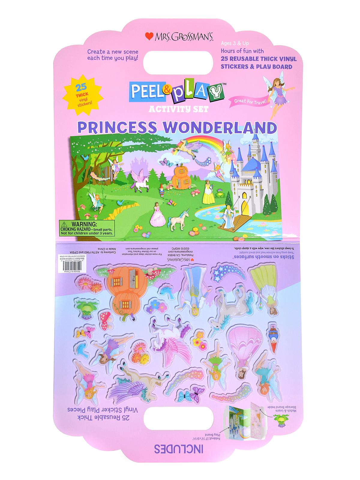 Peel And Play Activity Sets Princess Wonderland 25 Pieces