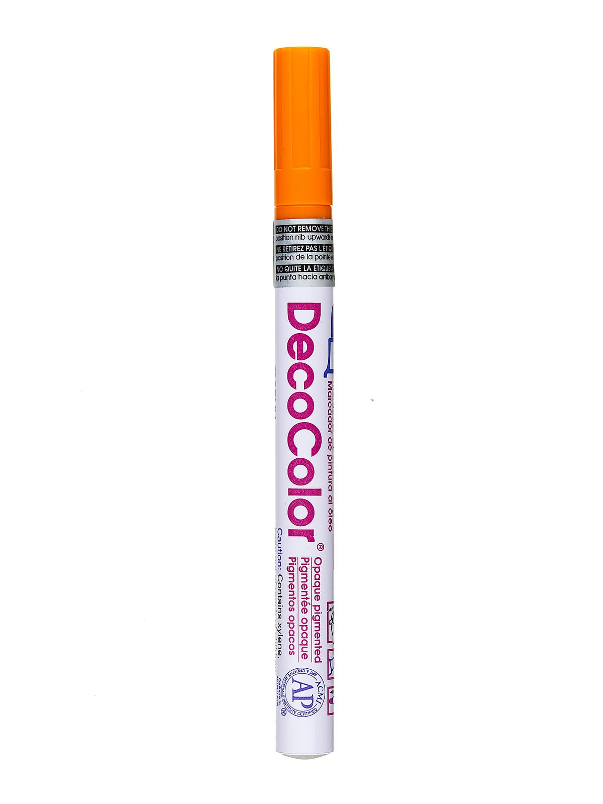 Decocolor Oil-based Paint Markers Orange Fine