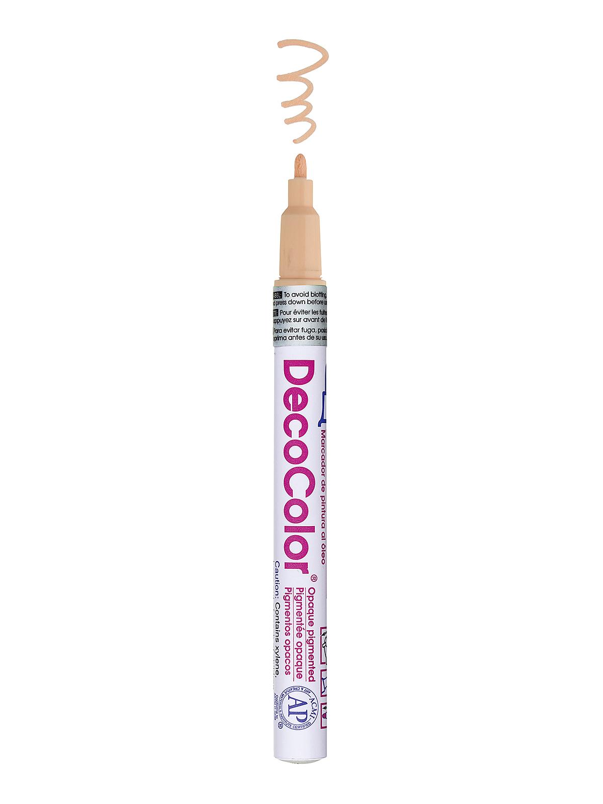 Decocolor Oil-based Paint Markers Pastel Peach Fine