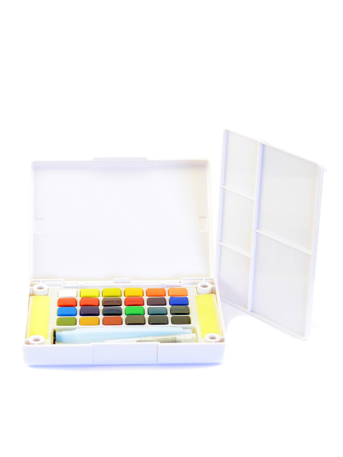 Koi Watercolors Sets Pocket Field Sketch Box 24 Colors