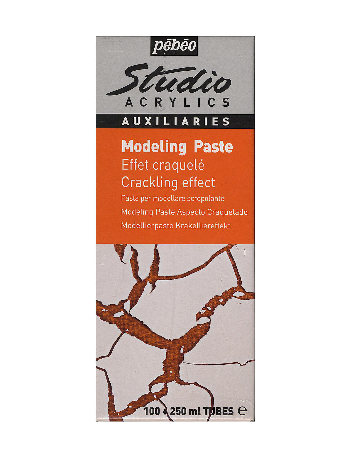 Studio Acrylics Crackling Effect Modeling Paste 2 Tube Kit