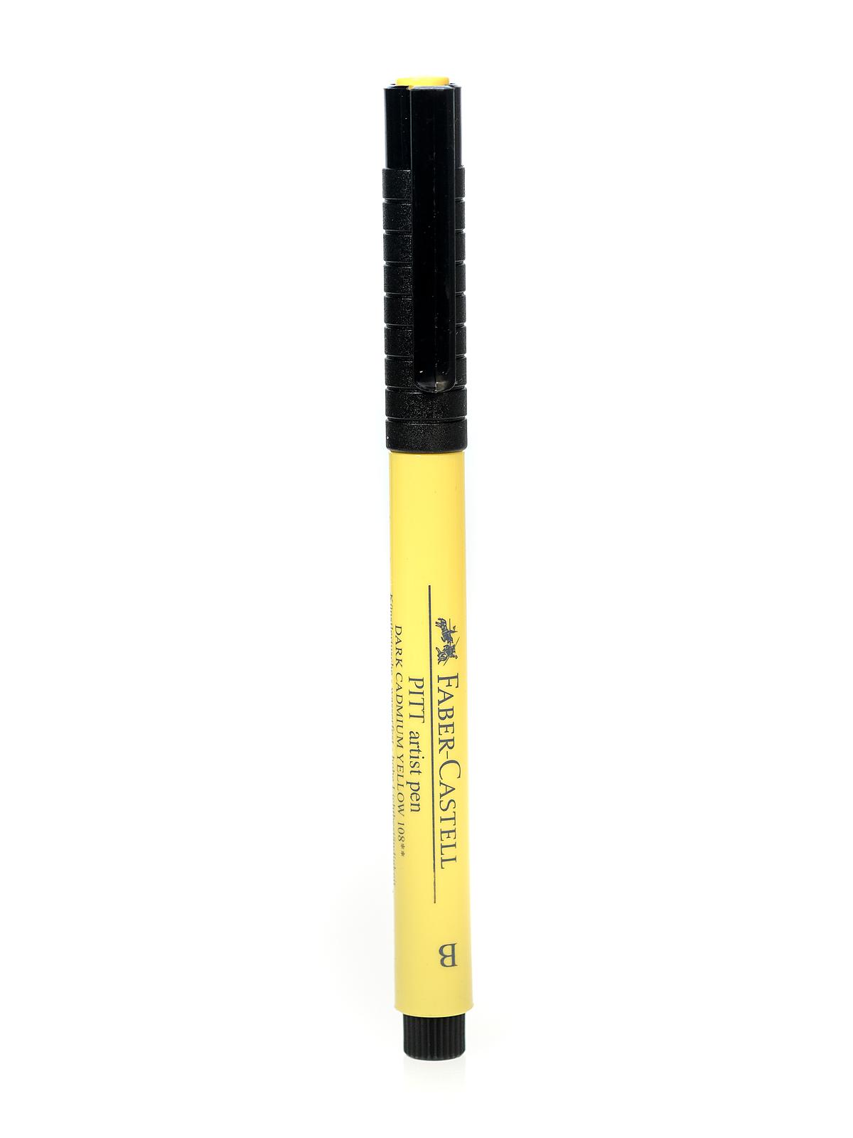 Pitt Artist Pens Dark Cadmium Yellow Brush 108