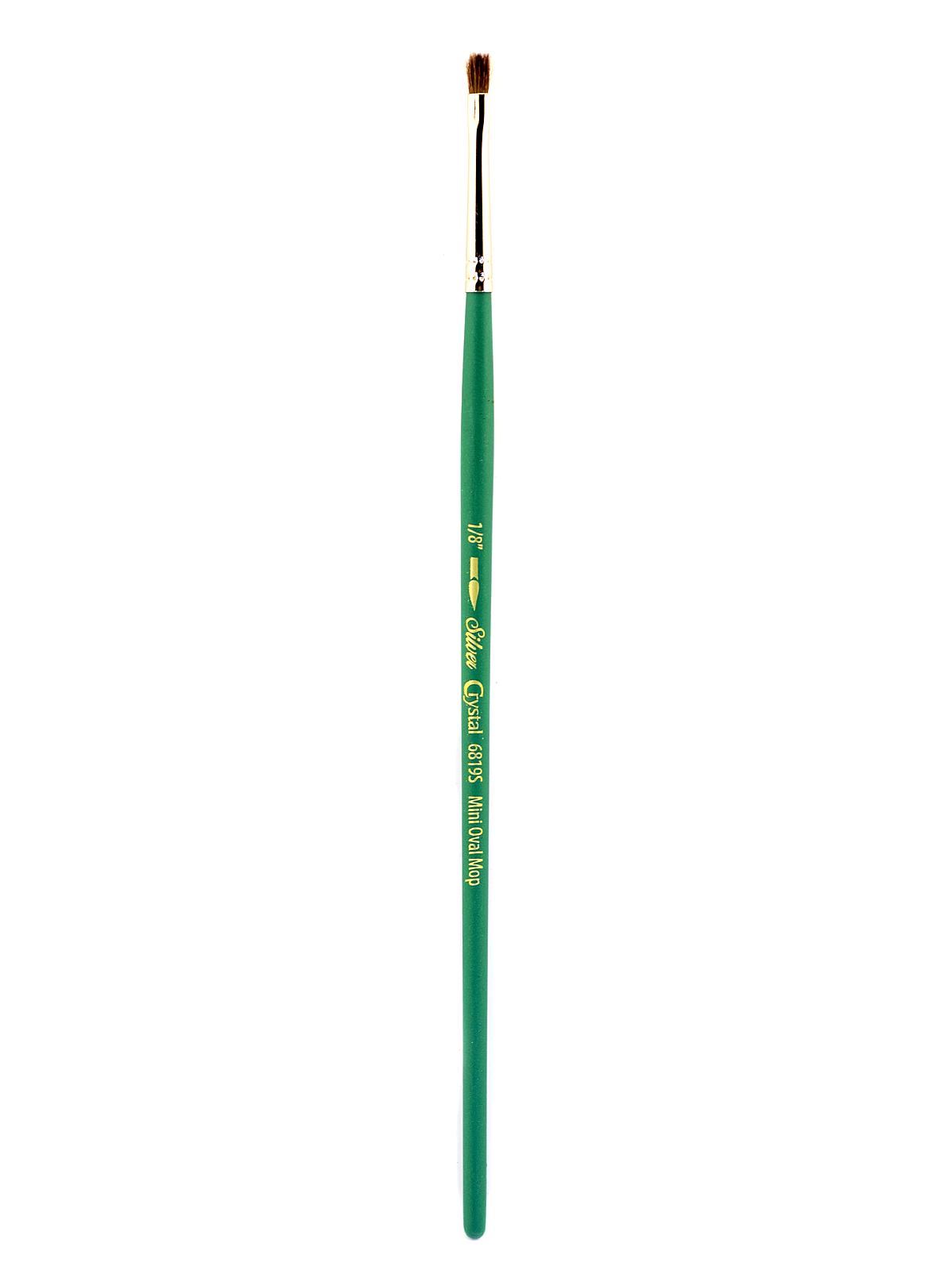 Crystal Series Brushes 1 8 In. Mini Oval Mop 6819S