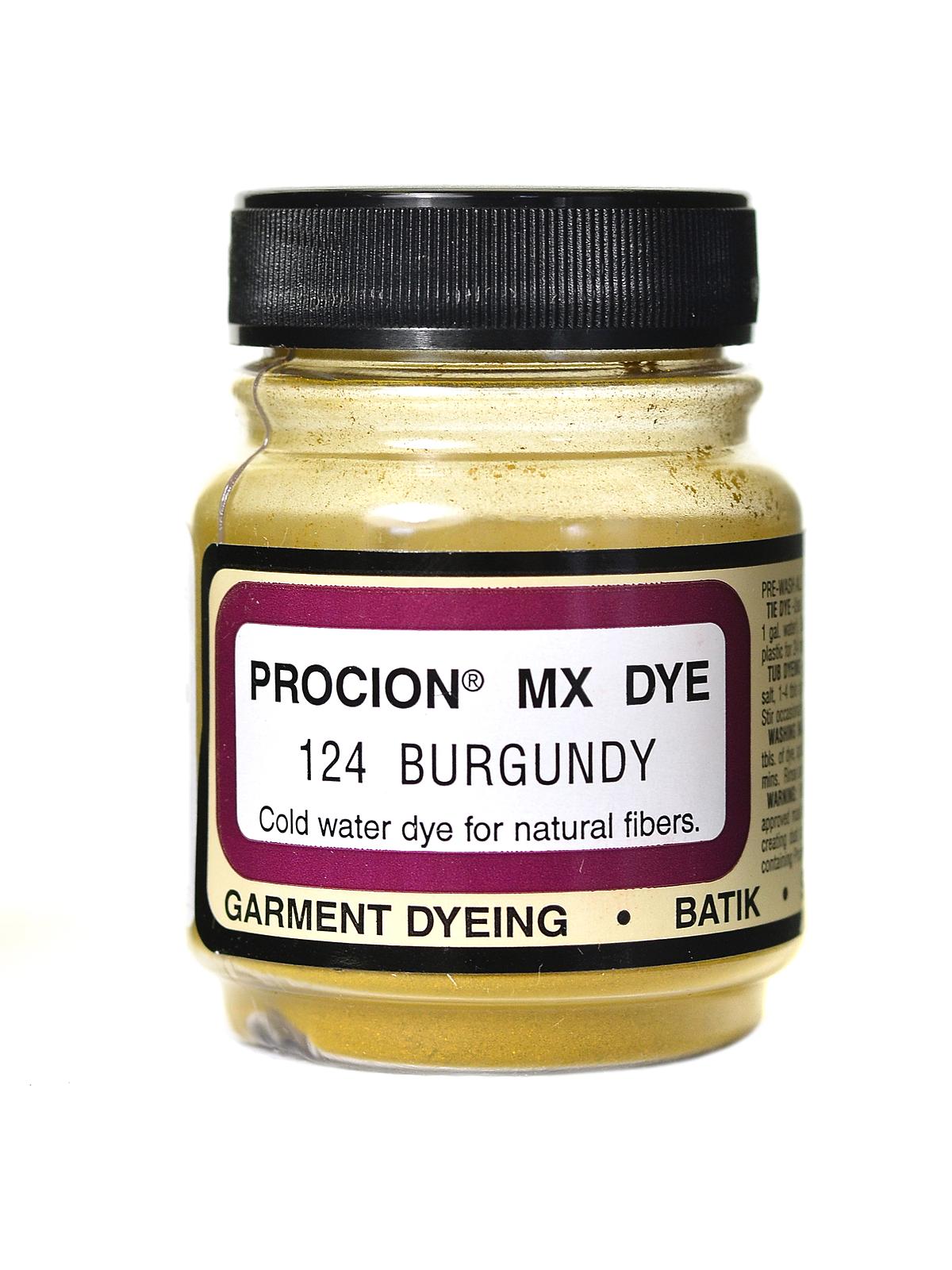 Procion MX Fiber Reactive Dye Burgundy 124 2 3 Oz.