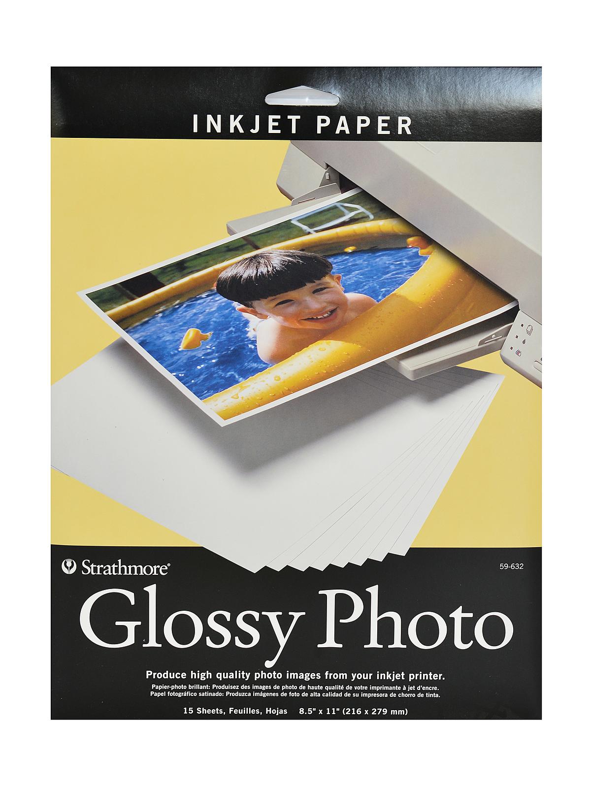 Digital Photo Paper Glossy 8.5 In. X 11 In. Pack Of 15
