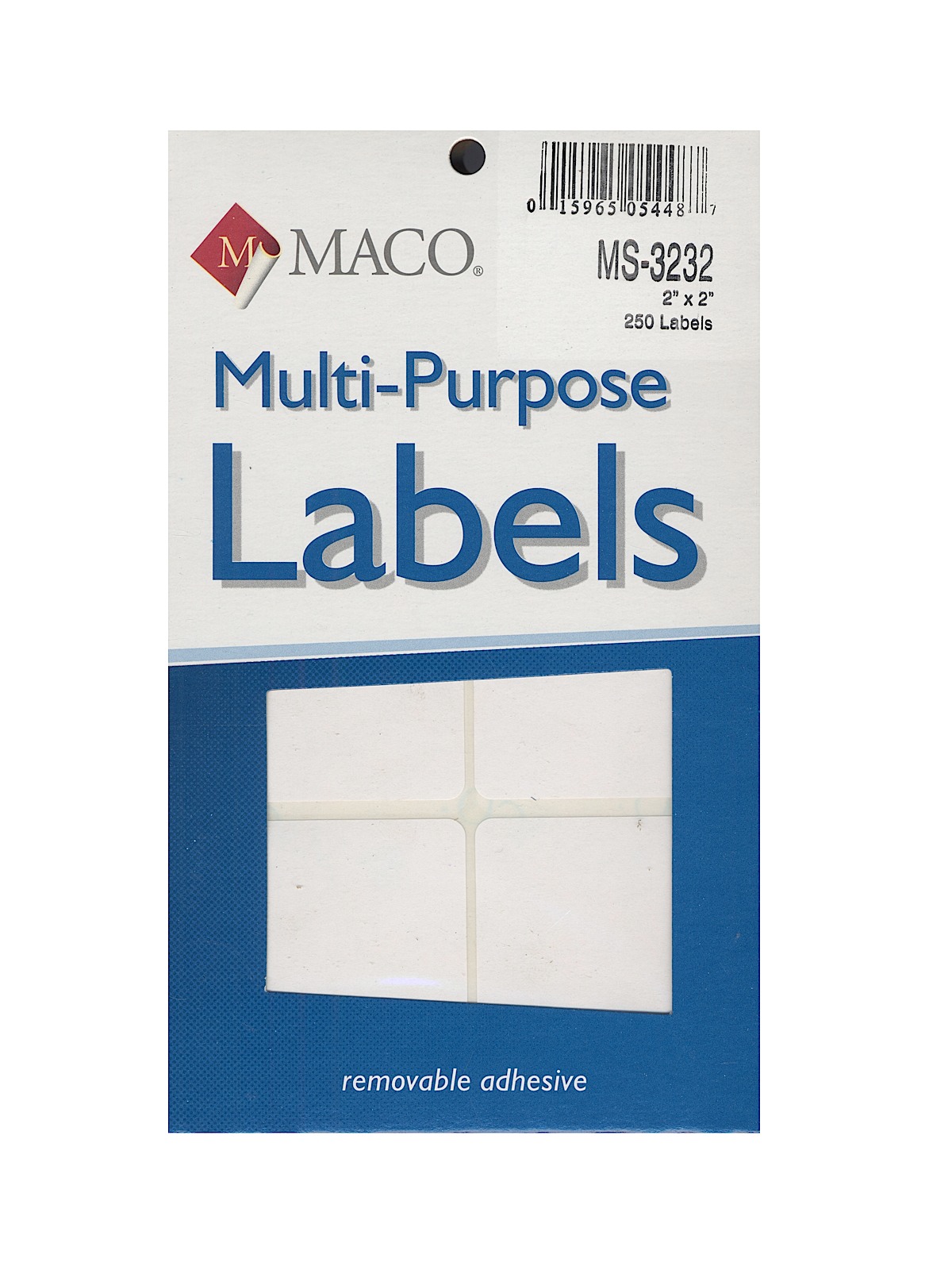 Multi-purpose Handwrite Labels Square 2 In. X 2 In. Pack Of 250