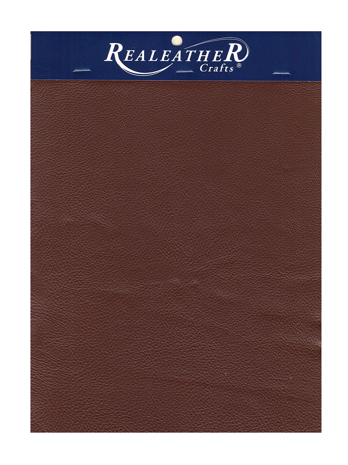 Trim Pieces Premium Leather 8 1 2 In. X 11 In. Brown