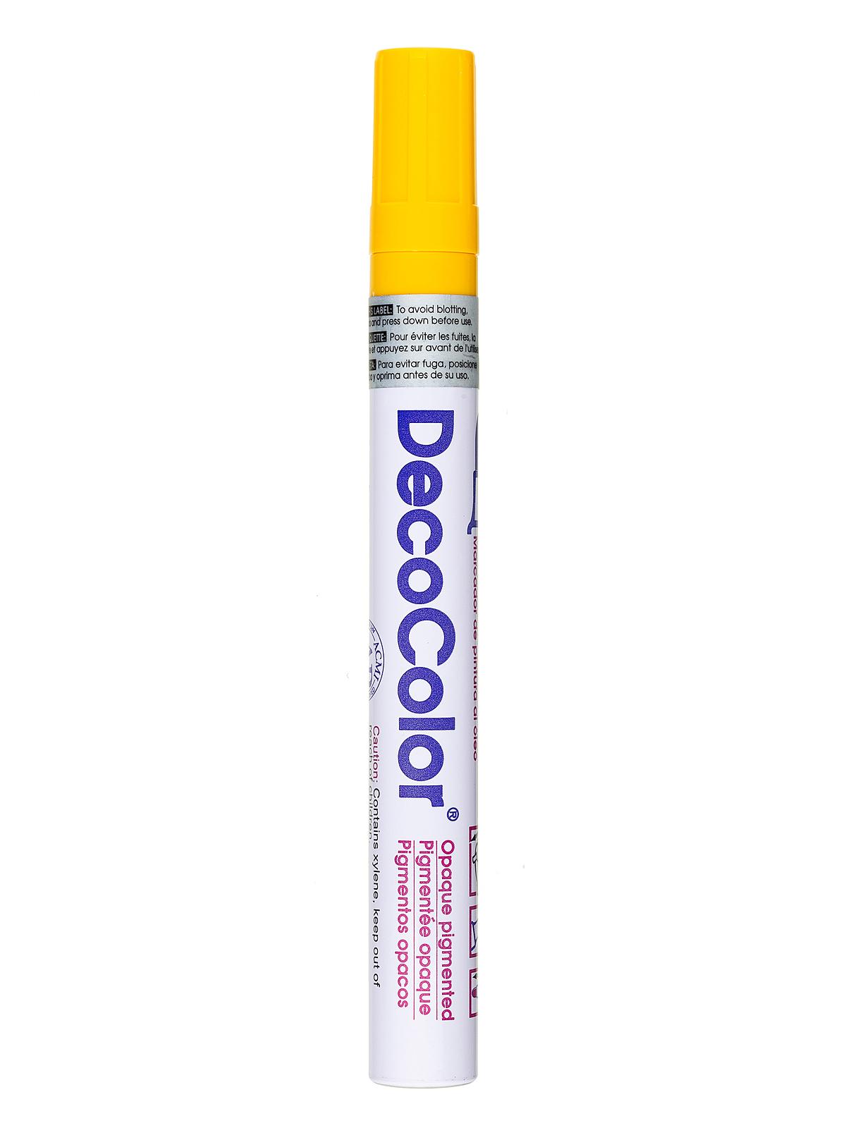 Decocolor Oil-based Paint Markers Yellow Broad