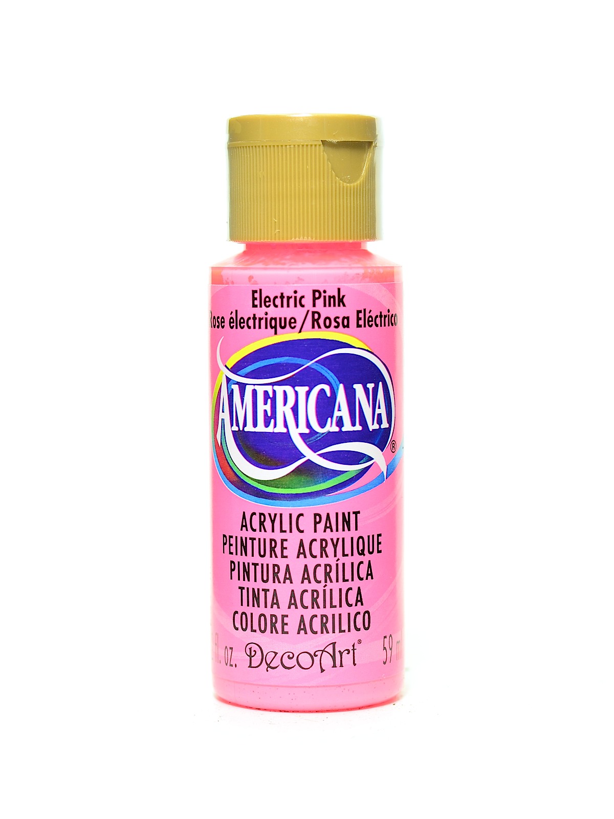 Americana Acrylic Paints Electric Pink 2 Oz.