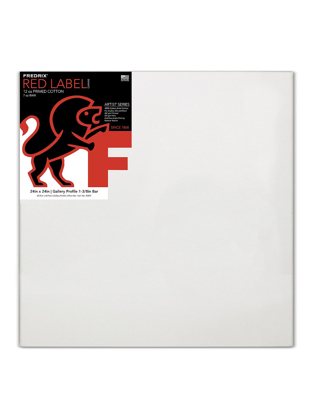 Red Label Gallerywrap Stretched Canvas 24 In. X 24 In. Each