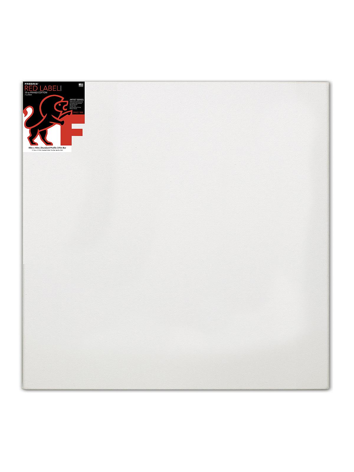 Red Label Standard Stretched Cotton Canvas 48 In. X 48 In. Each