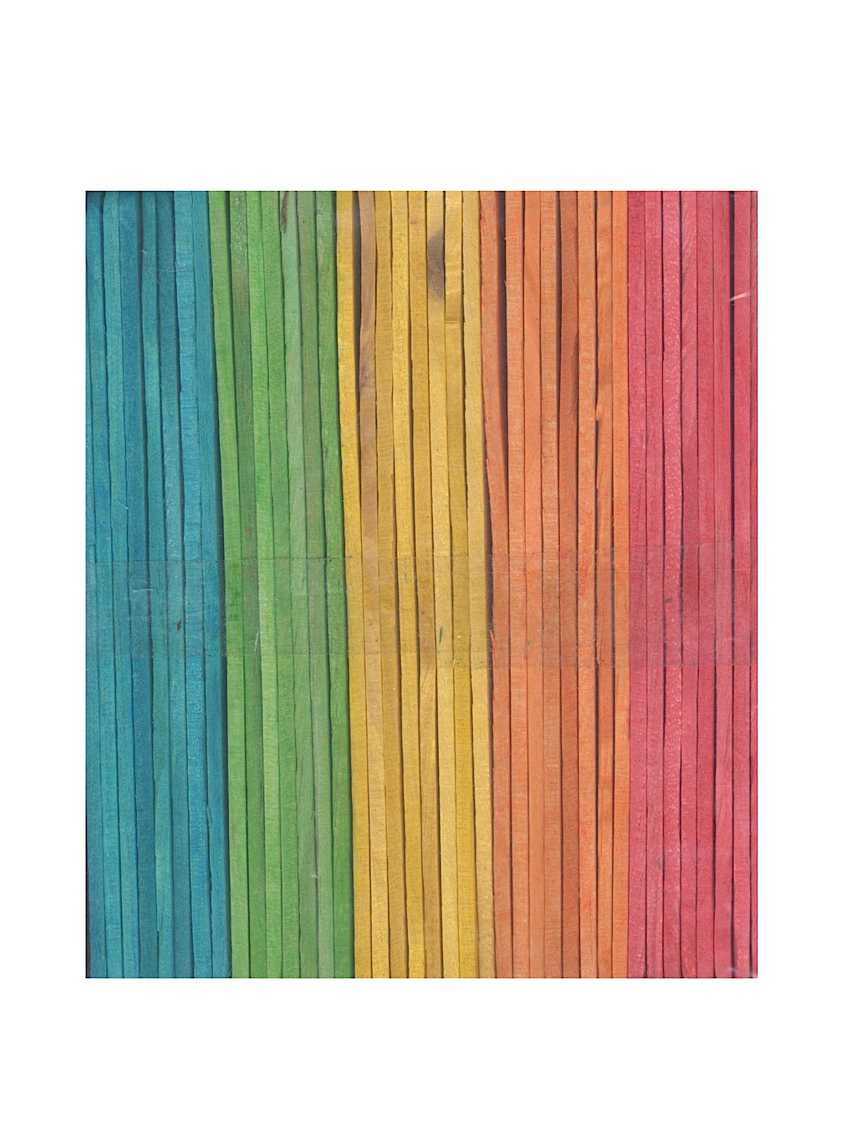 Wood Craft Sticks Colored Wood Pack Of 120