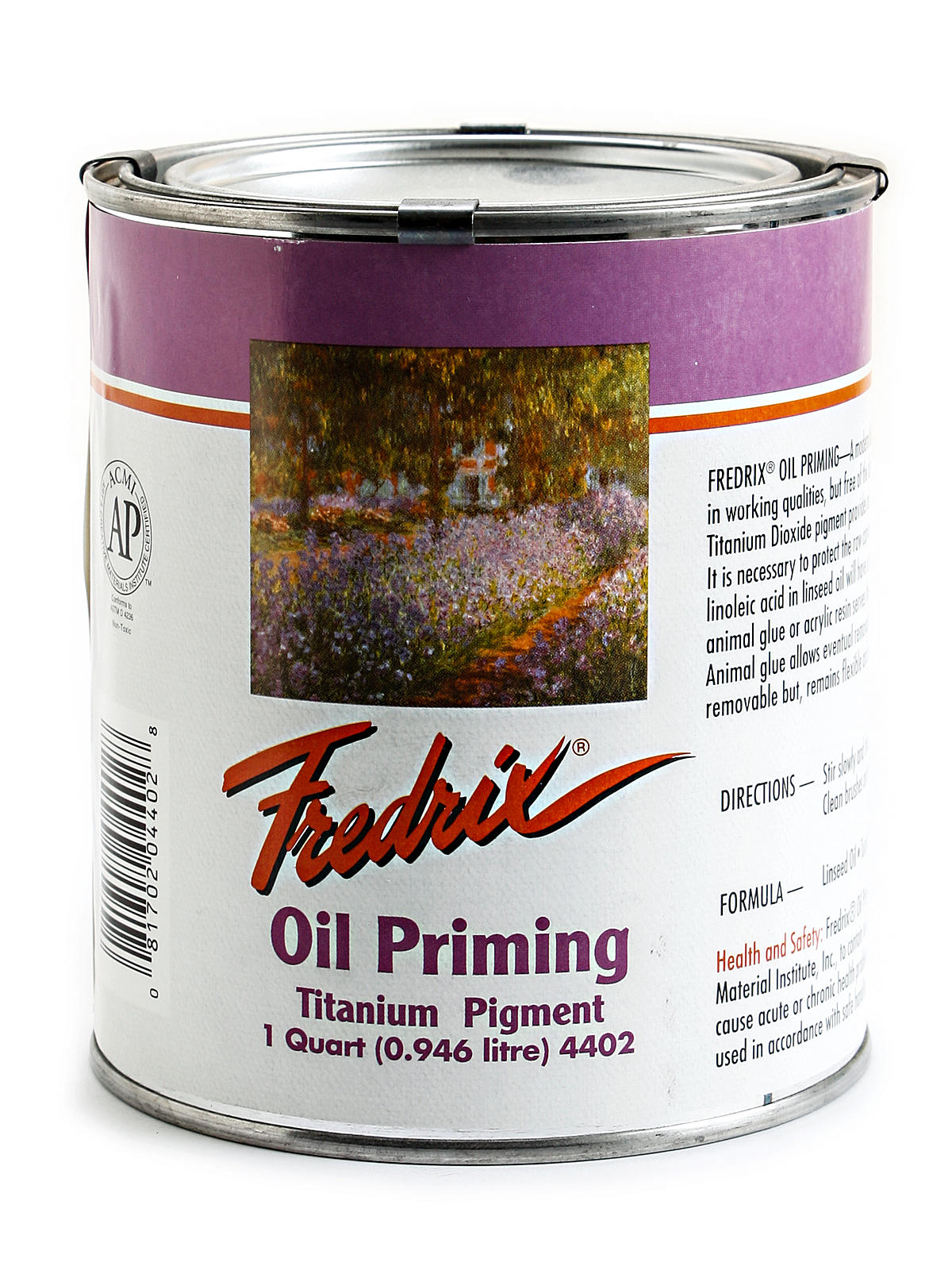 Oil Priming - Titanium Dioxide Quart Can