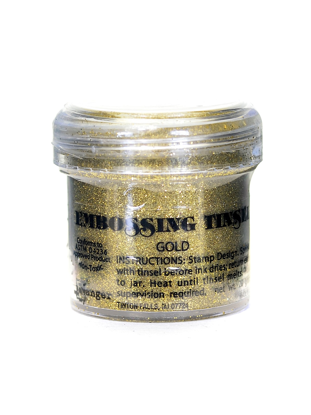 Embossing Powder Gold Tinsel 1 Oz. Jar