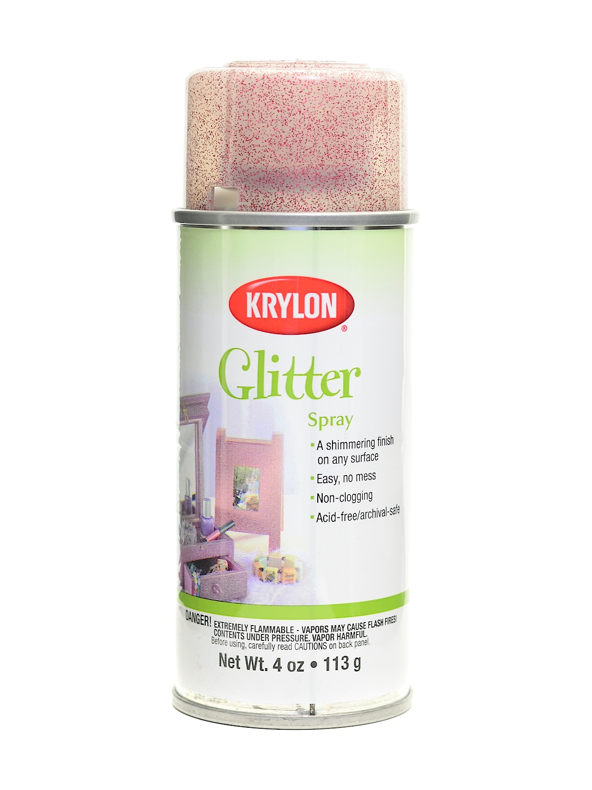 Glitter Spray Resplendent Red
