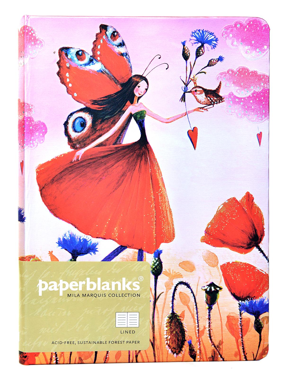 Mila Marquis Journals Poppy Field Midi, 4 3 4 In. X 6 3 4 In. 176 Pages, Lined