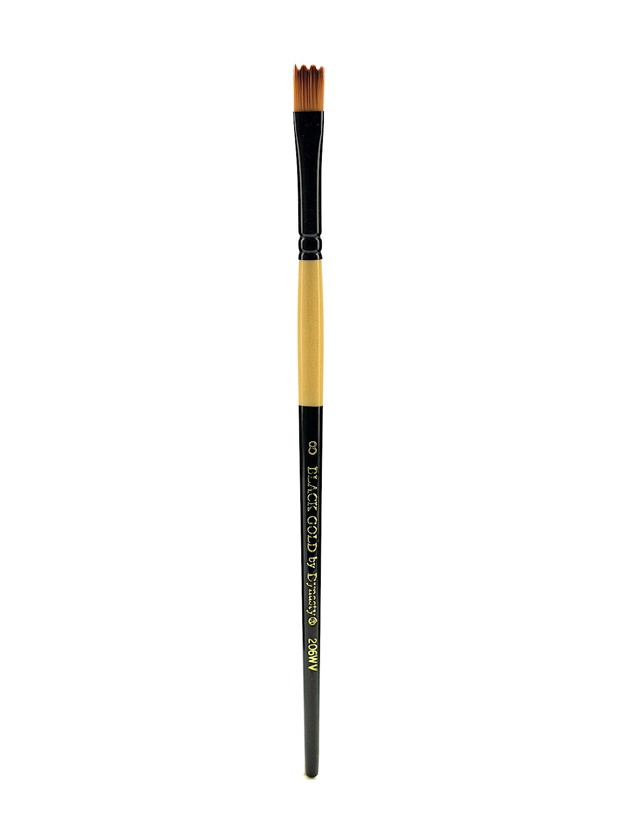 Black Gold Series Synthetic Brushes Short Handle 8 Wave