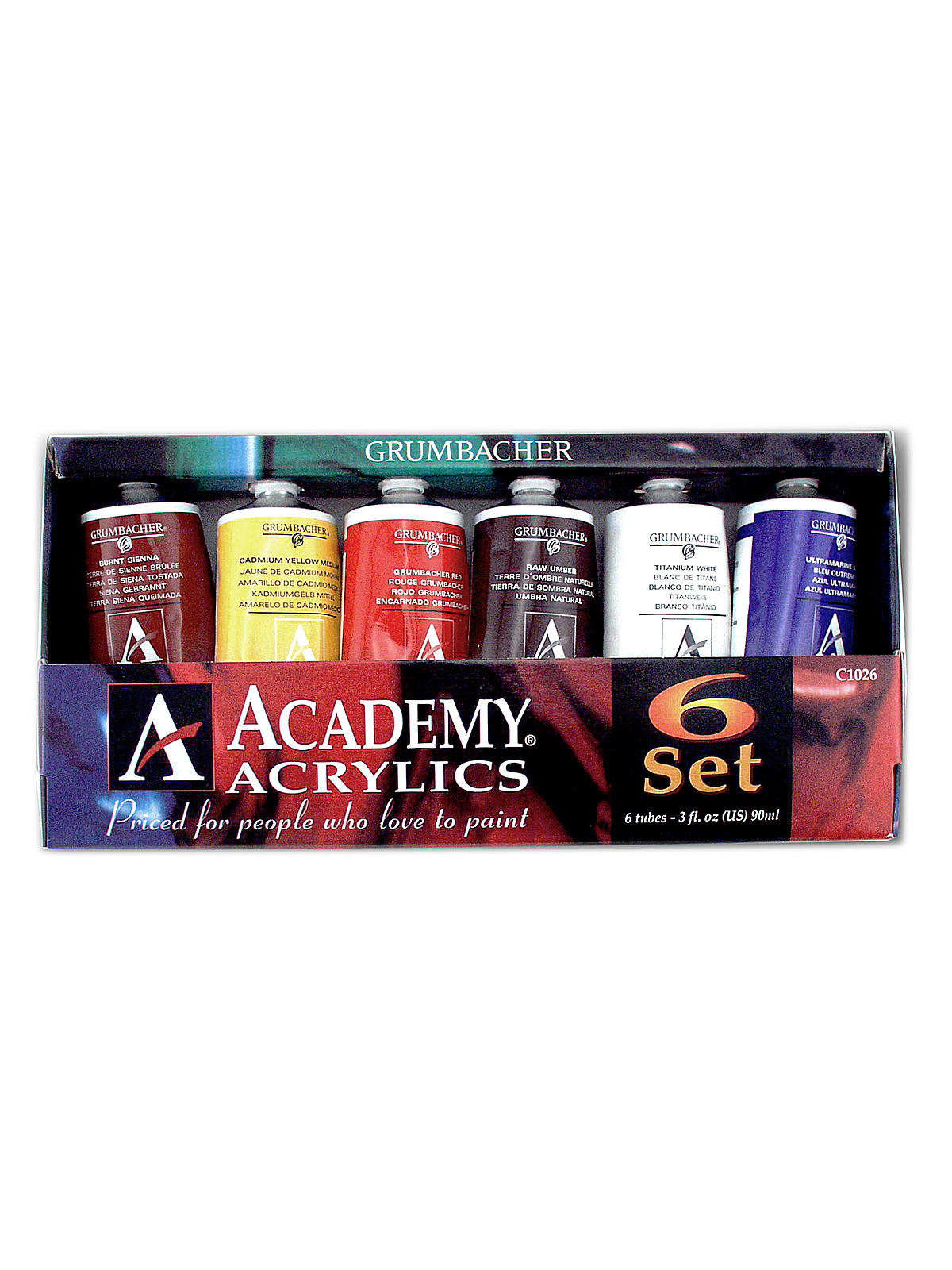 Academy Acrylic Introductory Set Set Of 6
