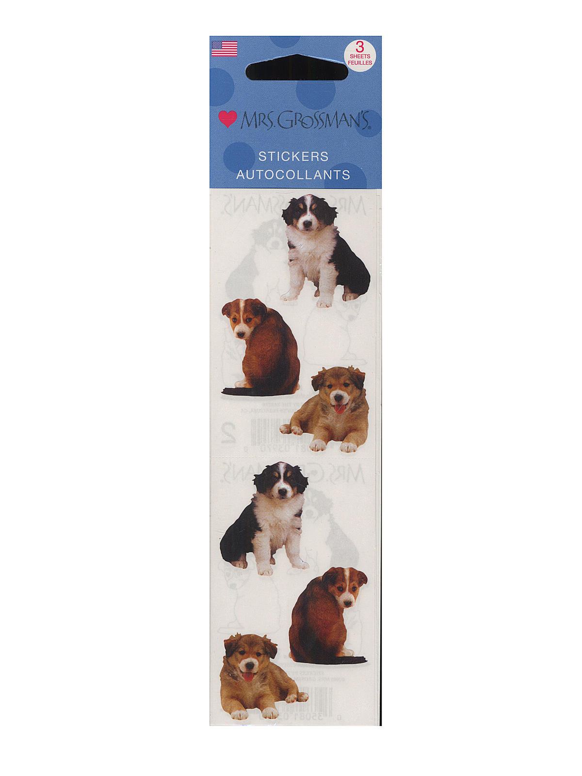 Regular Sticker Packs Photoessence Pups 3 Sheets