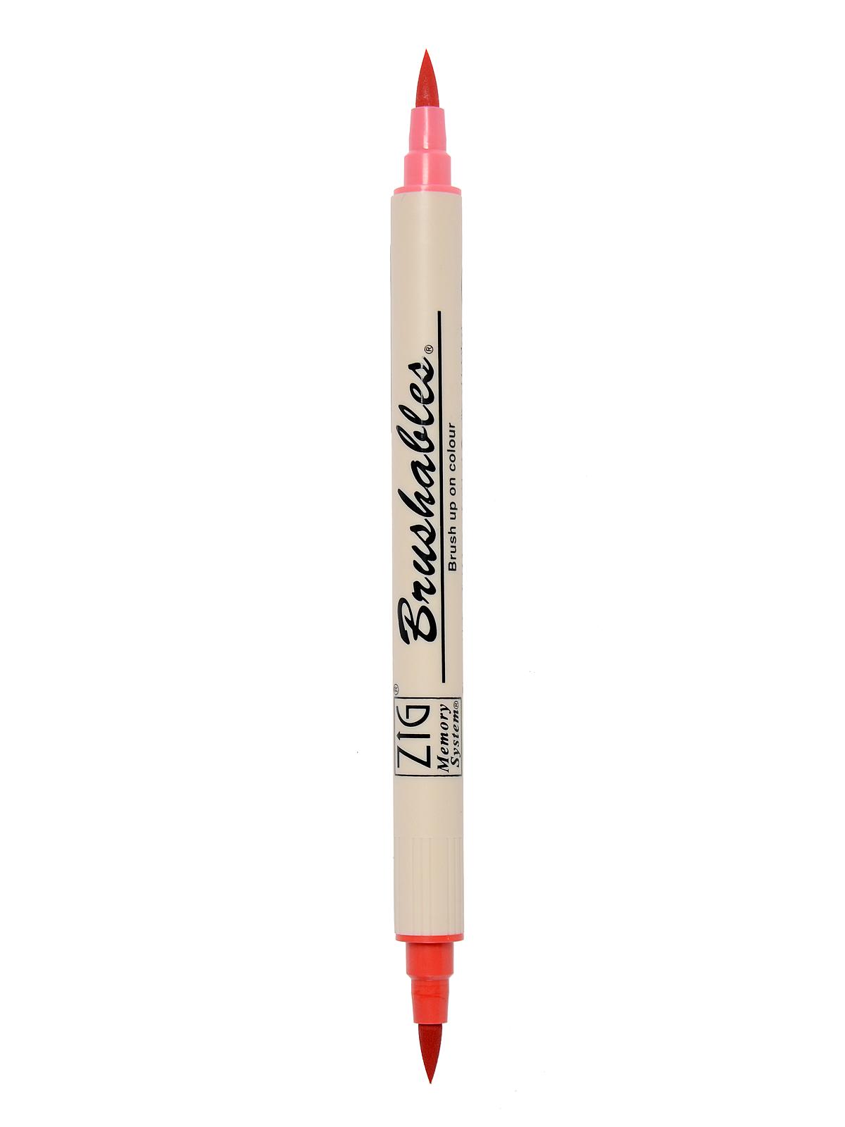 Brushables Twin Tip Markers Pure Red