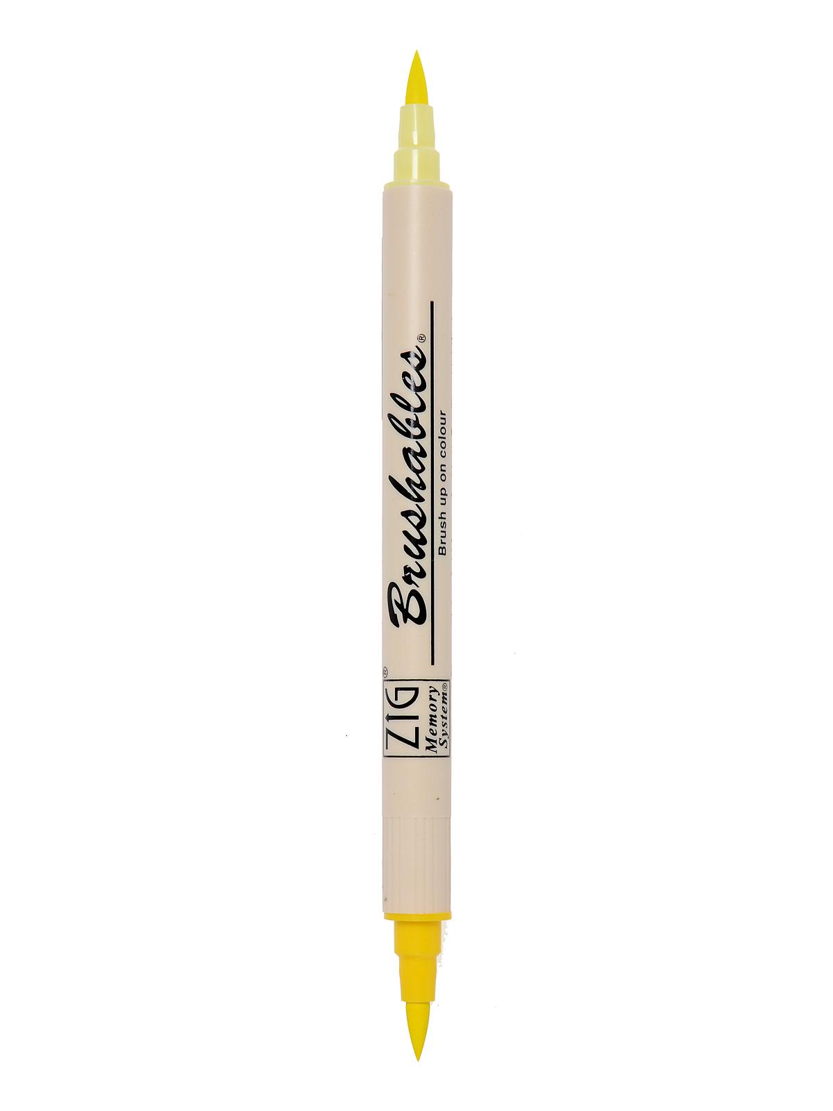 Brushables Twin Tip Markers Pure Yellow