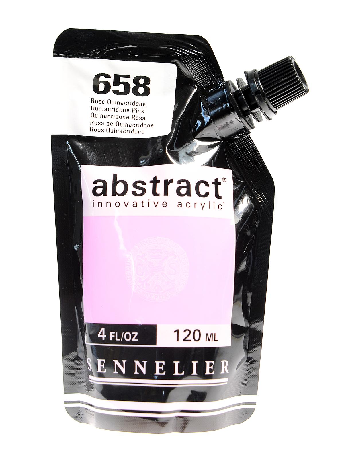 Abstract Acrylics Quinacridone Pink 120 Ml
